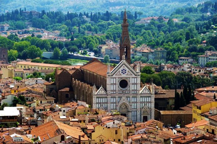 The Basilica of Santa Croce in Florence